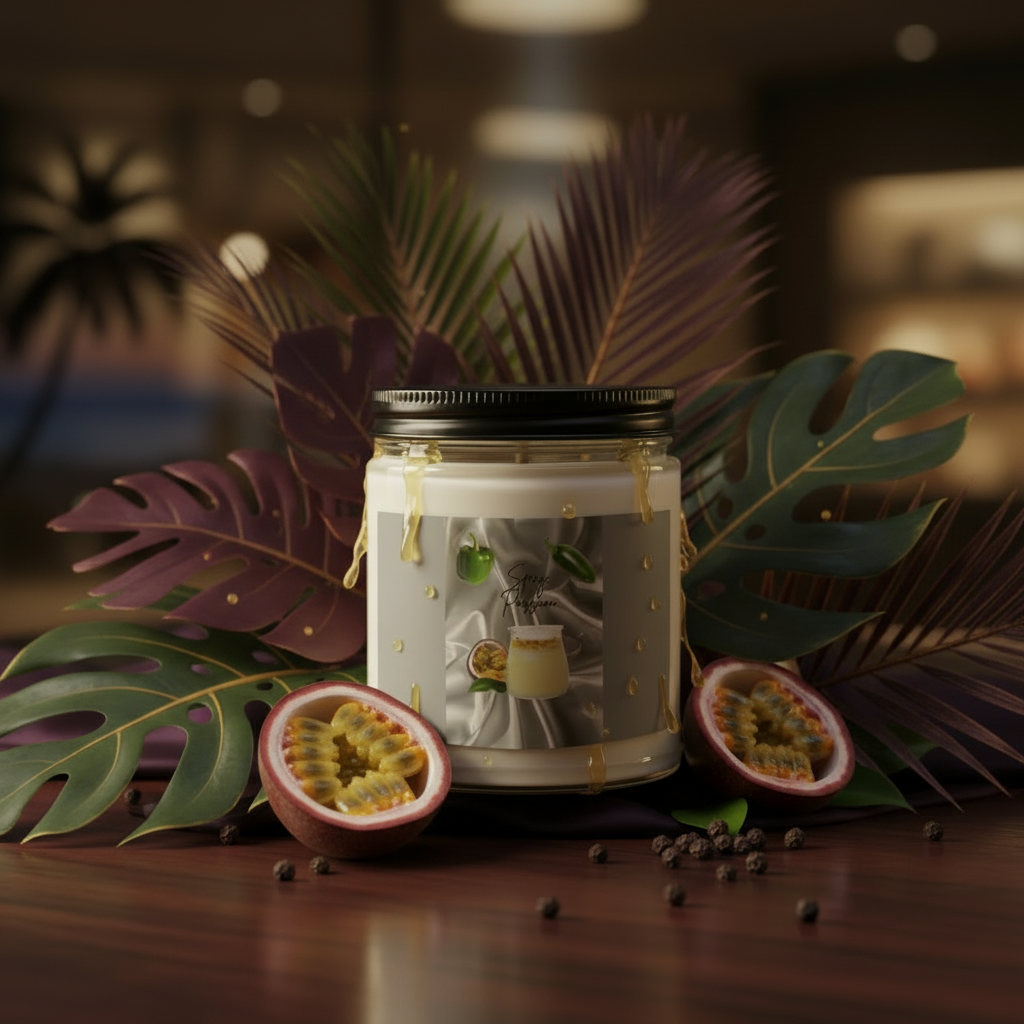 Tropic Heat — Bougie Fruit de la Passion Poivré