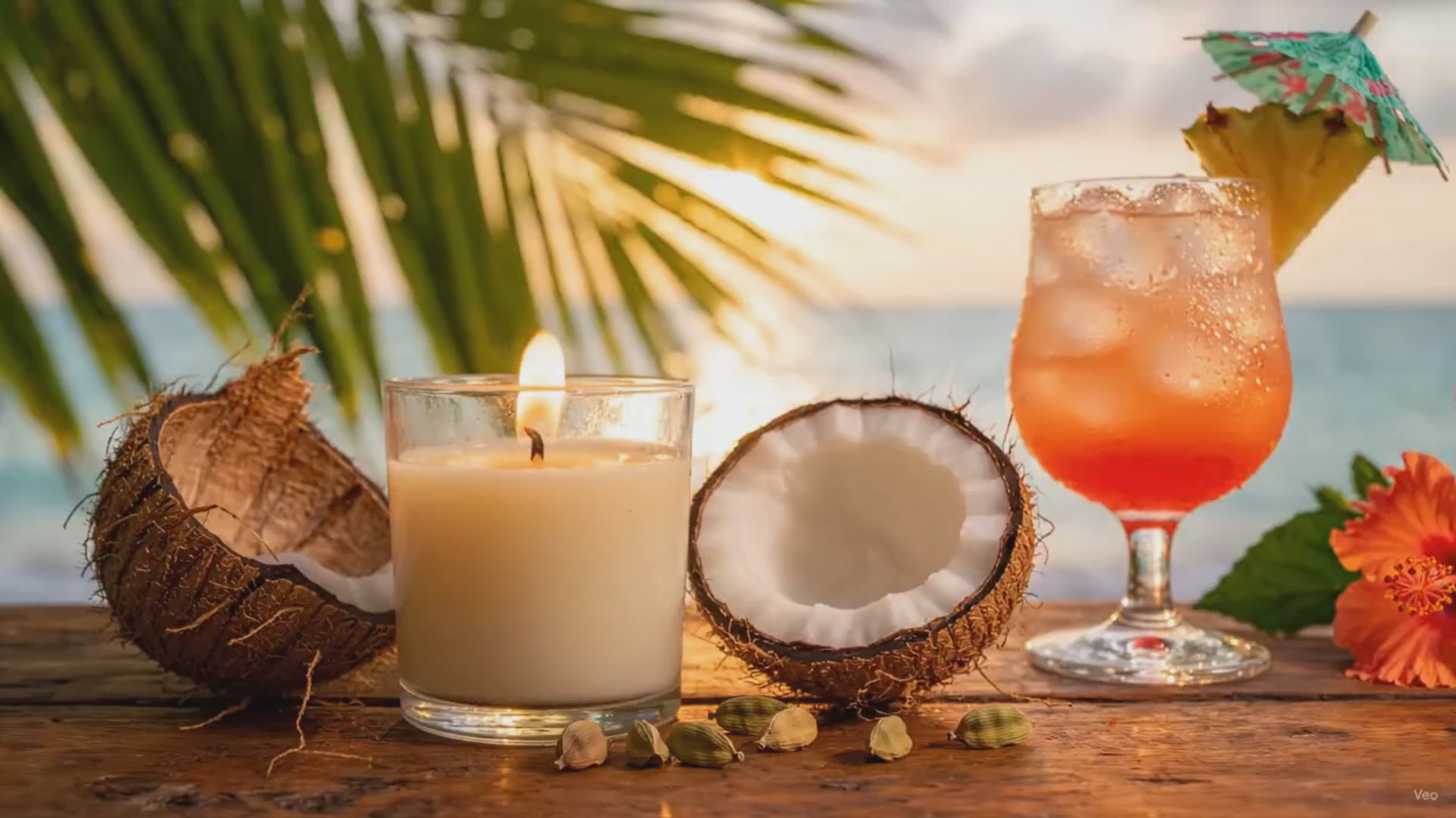 Exotic & Dreamy Coconut Cardamom Candle